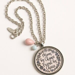 ❄️ Plunder | Mom By Chance , Friend By Choice Necklace